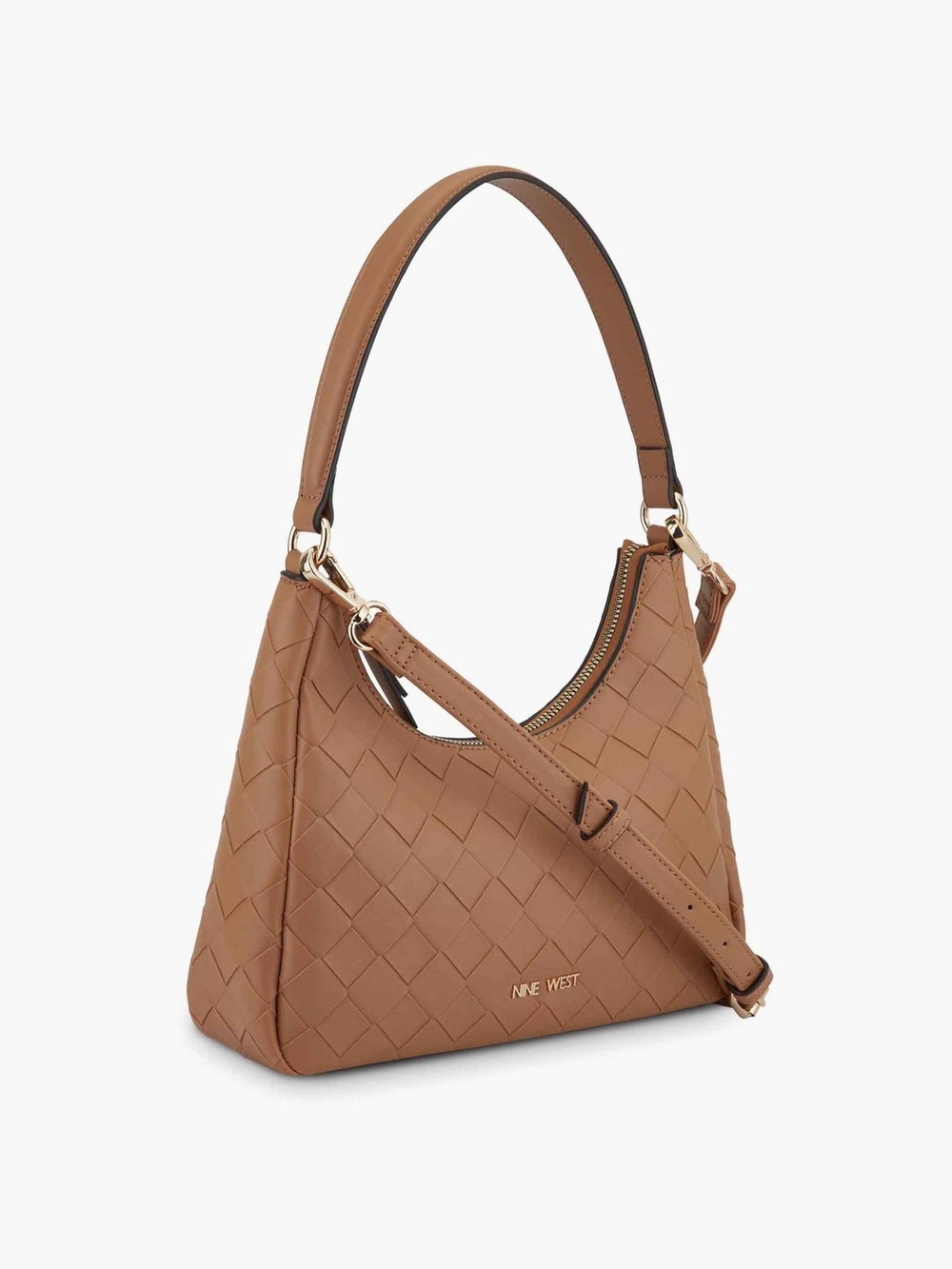 Nine West Woven Adjustable Strap Shoulder Bag